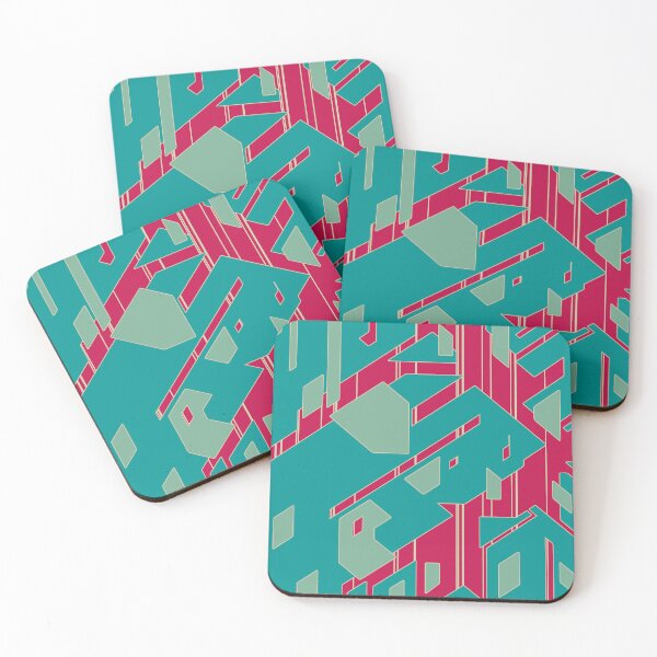 Item preview, Broken Geometric Pieces | Futuristic Abstract Pattern designed and sold by ObsidianDaz.