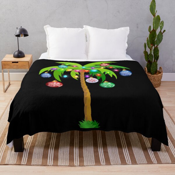 Item preview, Christmas Lights Palm Tree Funny Hawaii Beach Tropical Xmas 		 designed and sold by pozilohanev.