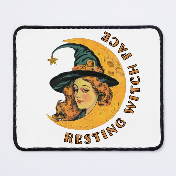 Item preview, Resting Witch Face designed and sold by Lamplight Studio.