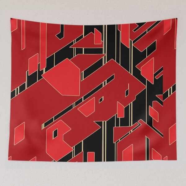 Item preview, Broken Geometric Pieces | Futuristic Abstract Pattern designed and sold by ObsidianDaz.