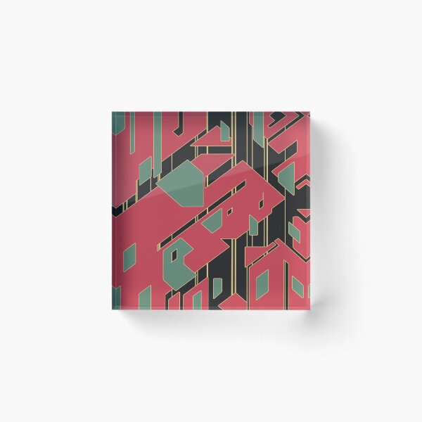 Item preview, Broken Geometric Pieces | Futuristic Abstract Pattern designed and sold by ObsidianDaz.
