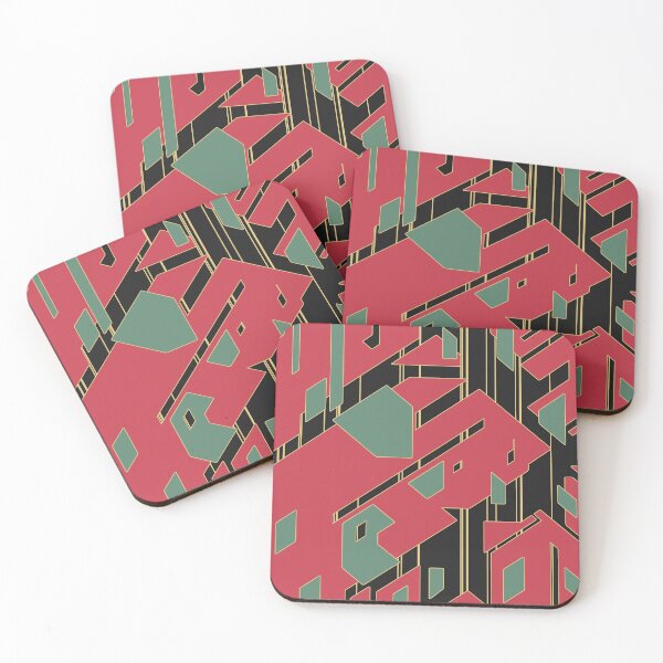 Item preview, Broken Geometric Pieces | Futuristic Abstract Pattern designed and sold by ObsidianDaz.