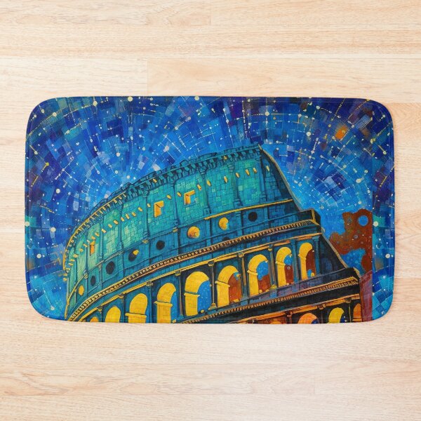 Item preview, ROME PAINTING OF THE COLOSSEUM STARRY NIGHT designed and sold by infinitearte.