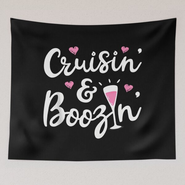 Item preview, Cruisin And Boozin Funny Cruise Ship Cruising Drinking 	 		 designed and sold by napeacordiv.