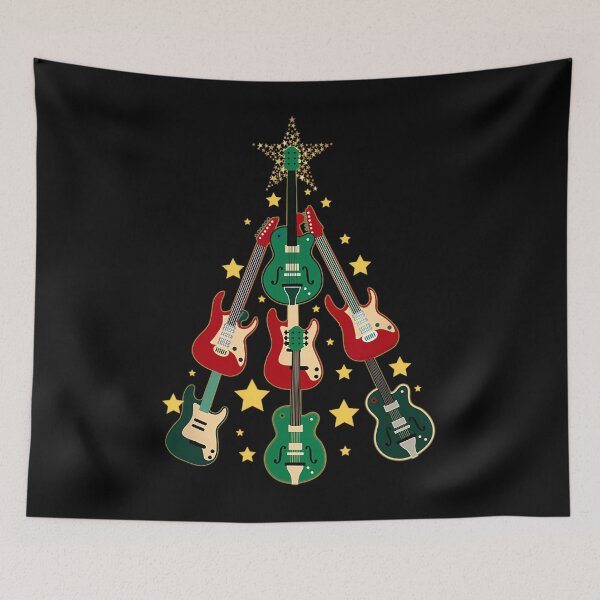 Item preview, Cool Guitar Christmas Tree Guitar Lovers Christmas Tree 		 designed and sold by tigomofaedoa.