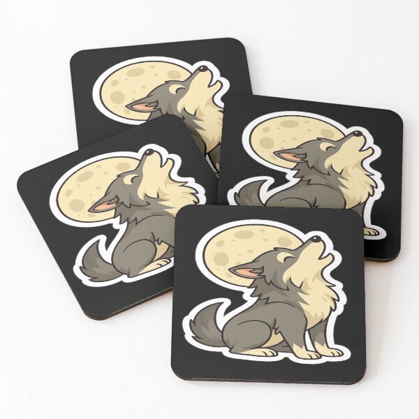 Aperçu de l'œuvre Loup hurlant créée et vendue par C9sept Designs.