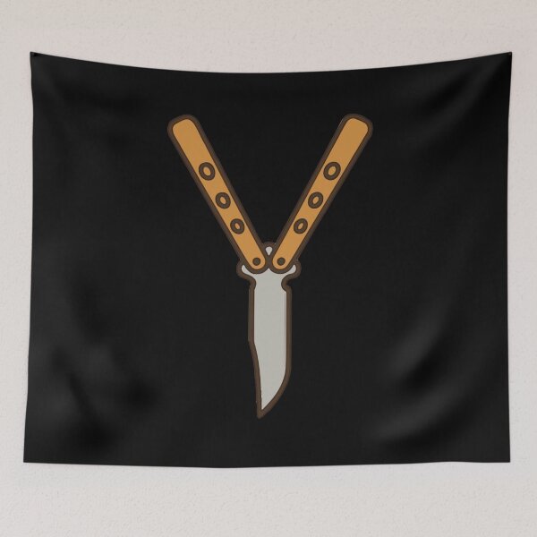 Item preview, Basic Butterfly Knife Illustration designed and sold by UNK-Fatigues.