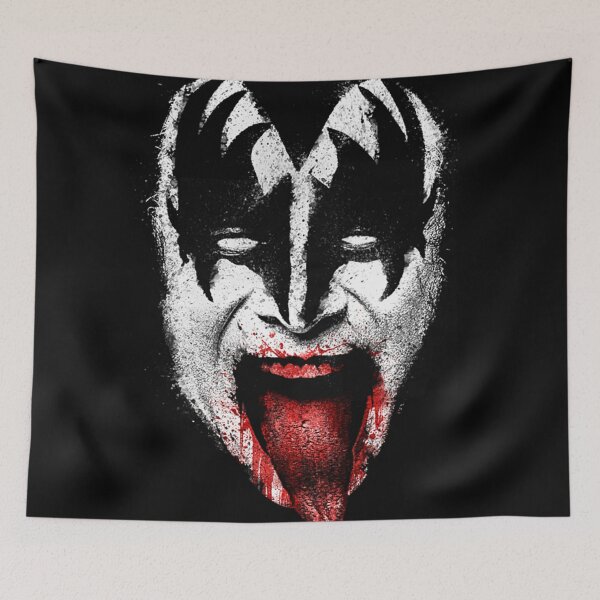 Item preview, kiss demon face designed and sold by matiasthomas.