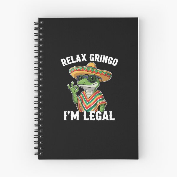 Item preview, Mexican Lizard Relax Gringo I'm Legal Funny Cinco De Mayo designed and sold by alenaz.