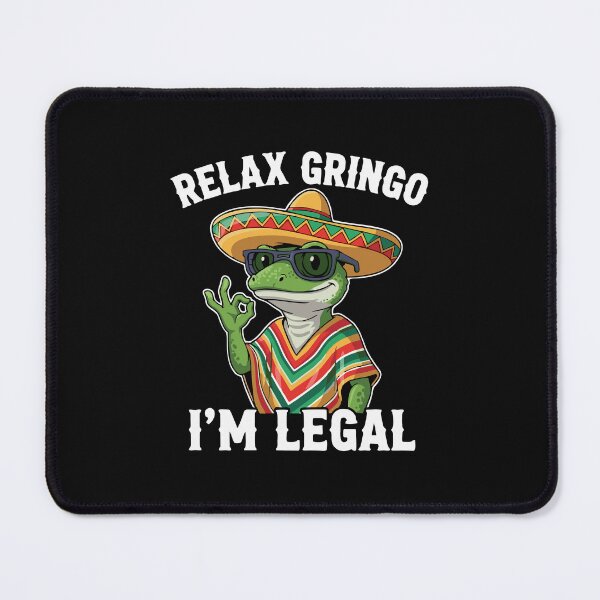 Item preview, Mexican Lizard Relax Gringo I'm Legal Funny Cinco De Mayo designed and sold by alenaz.