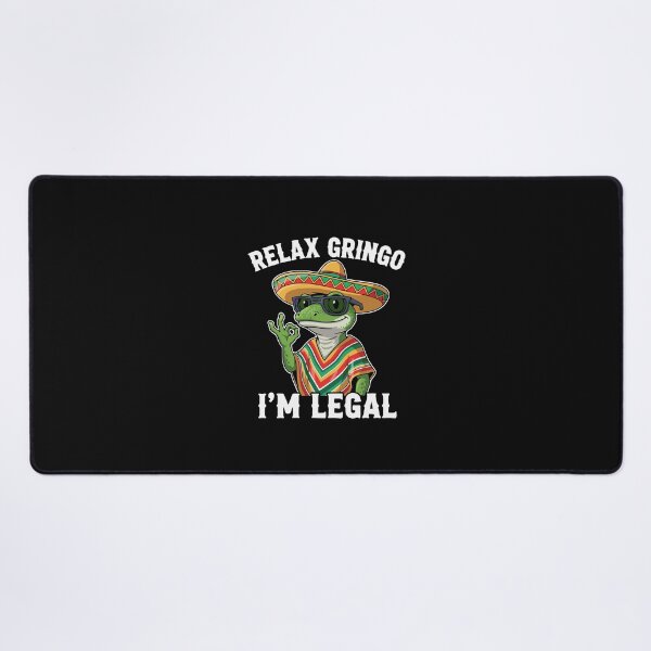 Item preview, Mexican Lizard Relax Gringo I'm Legal Funny Cinco De Mayo designed and sold by alenaz.