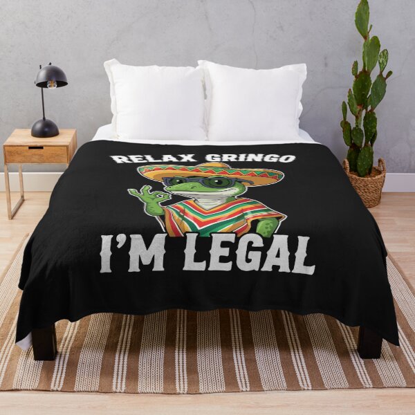 Item preview, Mexican Lizard Relax Gringo I'm Legal Funny Cinco De Mayo designed and sold by alenaz.