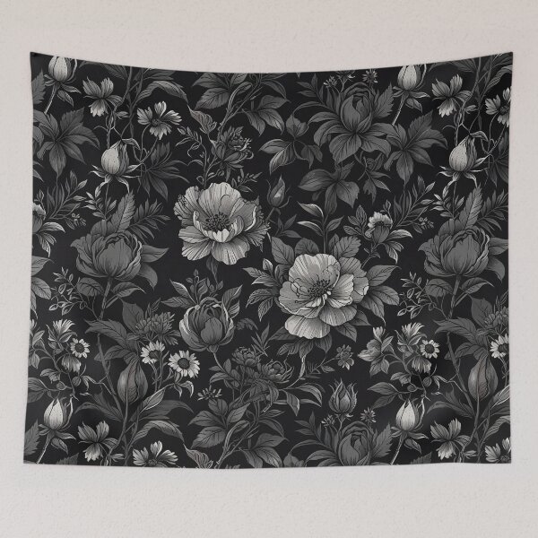 Item preview, Black Flowers designed and sold by CoolPixels.