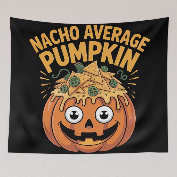 Item preview, Nacho Average Pumpkin – Funny Halloween Food Design designed and sold by Haji  Kamora.
