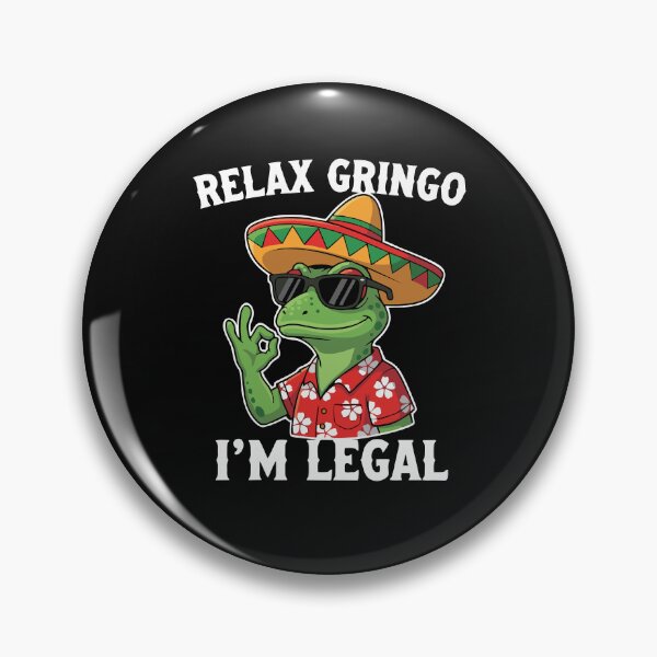 Artikelvorschau, Einwanderer Lustig Entspannen Gringo Ich bin legal Mexikaner Eidechse Sombrero entworfen und verkauft von alenaz.