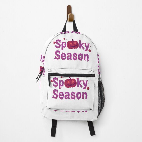 Item preview, Purple Halloween pumpkin with spooky season text and bow isolated on transparent background designed and sold by PWDigitalArt.