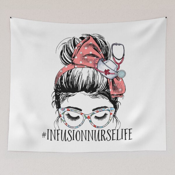Item preview, Infusion Nurse Life Funny Messy Bun Intravenous IV Therapy 		 designed and sold by oraynekonysr.