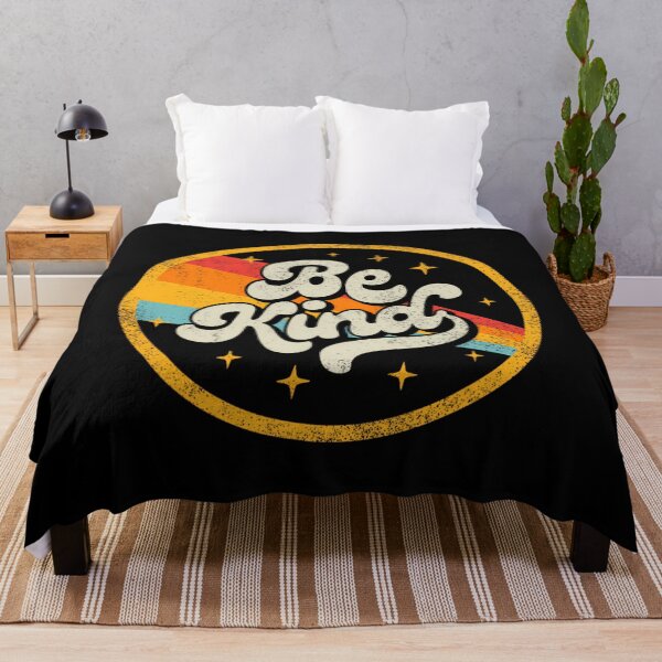 Item preview, Be Kind Positive Inspirational Kindness Retro 	 Space 		 designed and sold by liperokovinaf.