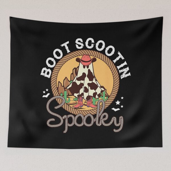 Item preview, Boot Scootin Spooky Western Halloween Ghost Spooky Season 		 designed and sold by maoakazzya.