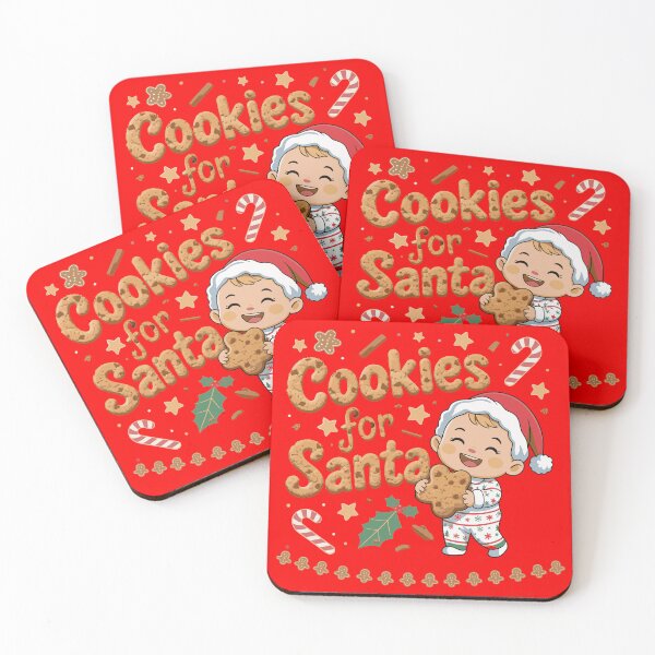 Item preview, Cookies for Santa, Joyful Christmas Eve Tradition designed and sold by AS Vectorhaus.
