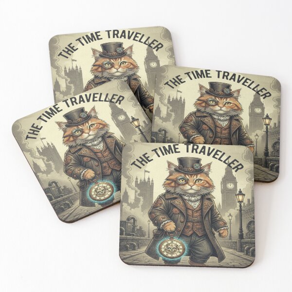 Item preview, Steampunk Detective Cat Victorian Mystery Artwork designed and sold by Neko-Doodle-co.