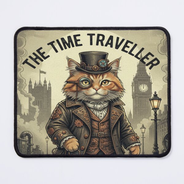 Item preview, Steampunk Detective Cat Victorian Mystery Artwork designed and sold by Neko-Doodle-co.