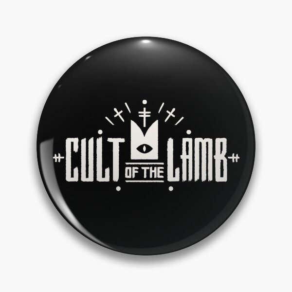 Item preview, Cult of the Lamb Video Game Key logo white designed and sold by pkristinef.
