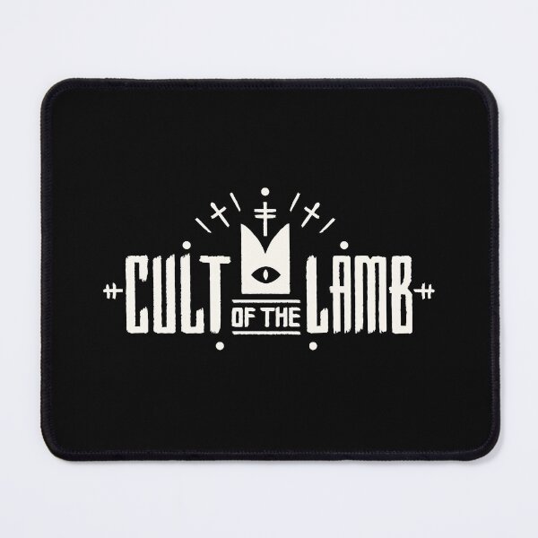 Item preview, Cult of the Lamb Video Game Key logo white designed and sold by pkristinef.