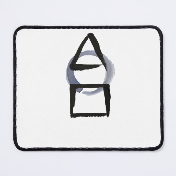 Item preview, Triangle Circle Square Calligraphy Enso  	 designed and sold by fickelellrunp.
