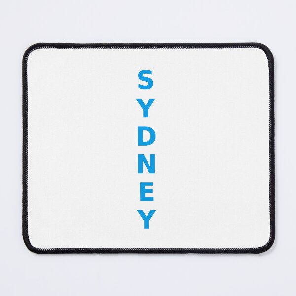 Item preview, SYDNEY — Blue Vertical Stack Typography • Bold Minimal City Name Shirt • Text-Only Travel Tee designed and sold by DavidMay.