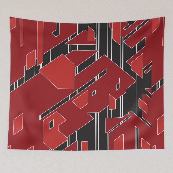 Item preview, Broken Geometric Pieces | Futuristic Abstract Pattern designed and sold by ObsidianDaz.