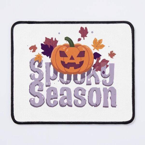 Item preview, Purple Spooky Season Text with Pumpkins and Ghost, Halloween designed and sold by PWDigitalArt.