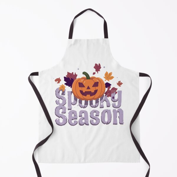 Item preview, Purple Spooky Season Text with Pumpkins and Ghost, Halloween designed and sold by PWDigitalArt.