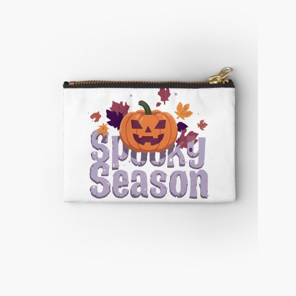 Item preview, Purple Spooky Season Text with Pumpkins and Ghost, Halloween designed and sold by PWDigitalArt.