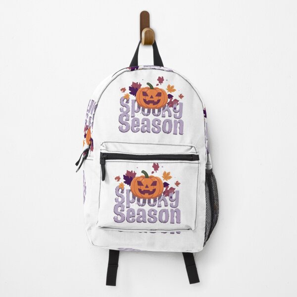 Item preview, Purple Spooky Season Text with Pumpkins and Ghost, Halloween designed and sold by PWDigitalArt.