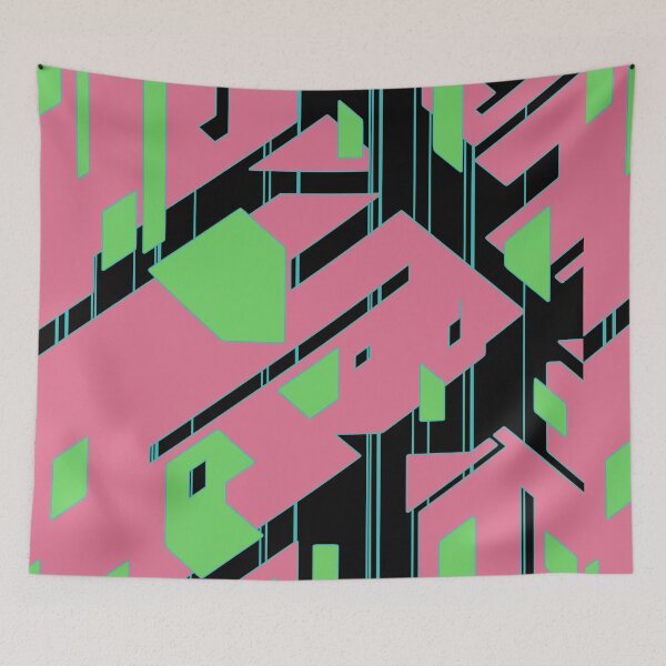 Item preview, Broken Geometric Pieces | Futuristic Abstract Pattern designed and sold by ObsidianDaz.