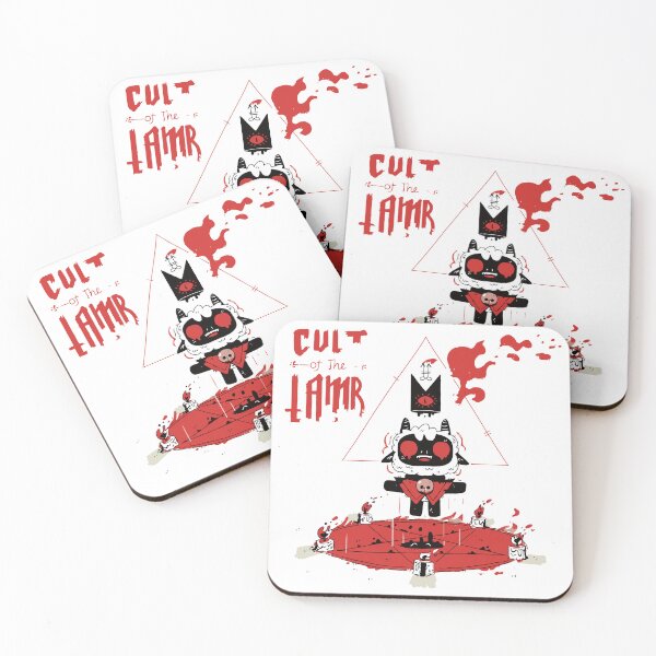 Item preview, Cult of the Lamb Video Game Key cartoon designed and sold by pkristinef.