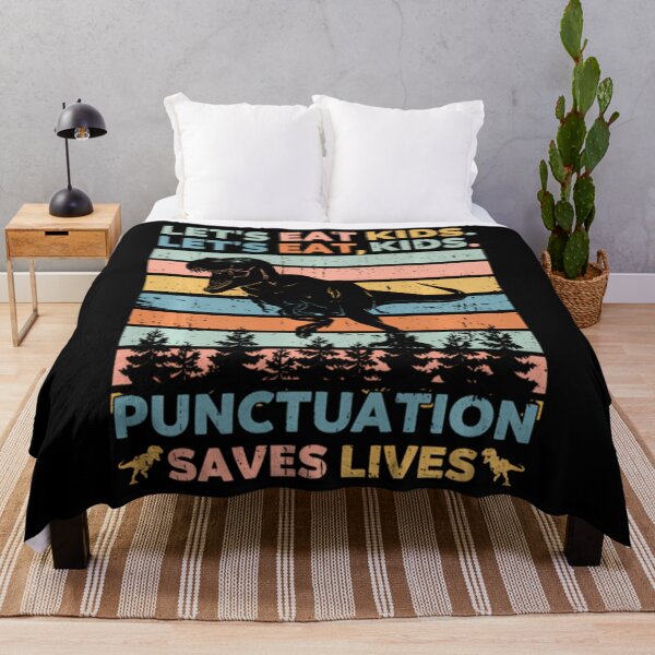 Item preview, Let's Eat Kids Punctuation Saves Lives Funny Grammar Dino Swea 1 designed and sold by satenadisoa.