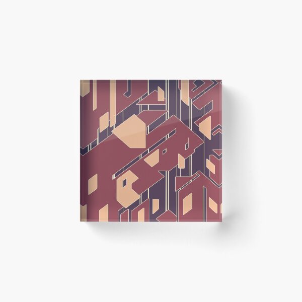 Item preview, Broken Geometric Pieces | Futuristic Abstract Pattern designed and sold by ObsidianDaz.