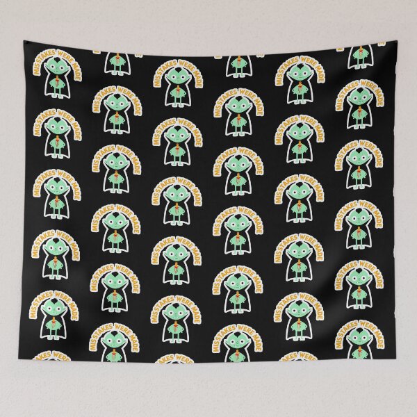 Item preview, Funny Vampire Pun Sticker – Mistakes Were Made Halloween Cartoon Design designed and sold by FestivityFinds.
