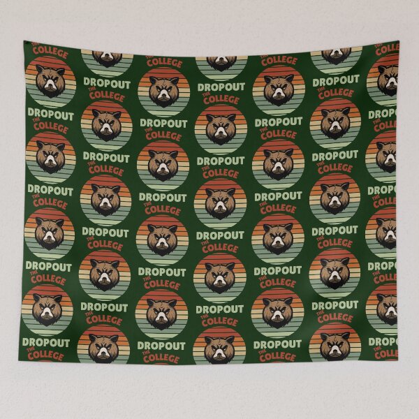 Item preview, The College Dropout angry bear  designed and sold by KathrynBliss.