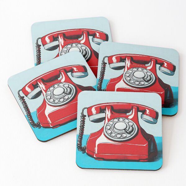 Item preview, Retro Teal Rotary Phone designed and sold by LanaGustavsson.