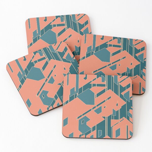 Item preview, Broken Geometric Pieces | Futuristic Abstract Pattern designed and sold by ObsidianDaz.
