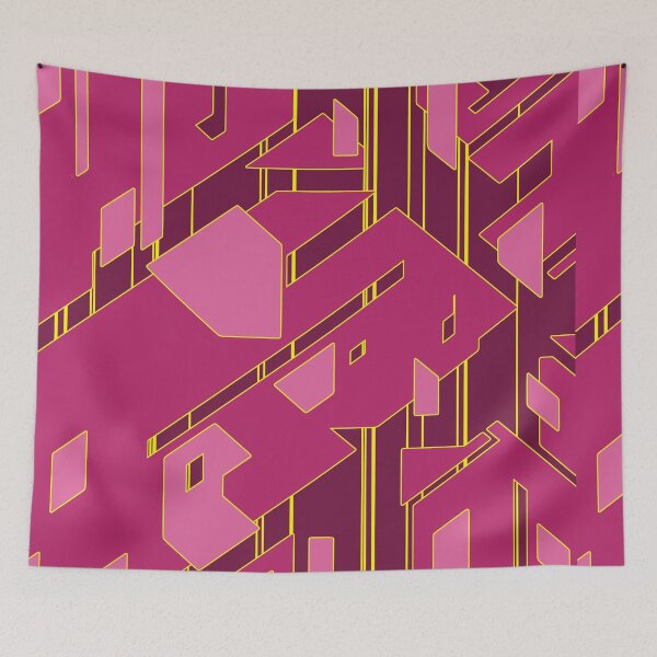 Item preview, Broken Geometric Pieces | Futuristic Abstract Pattern designed and sold by ObsidianDaz.