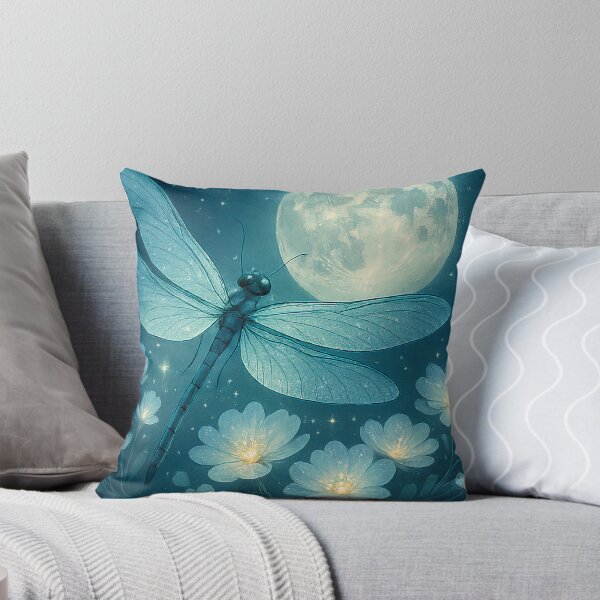 Item preview, Moonlight Dragonfly – Celestial Garden Glow designed and sold by Zee's Whimsical Wonders.