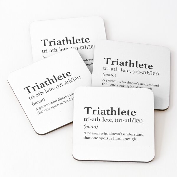 Item preview, Triathlete Definition Quote Funny Triathlon  	 designed and sold by fickelellrunp.