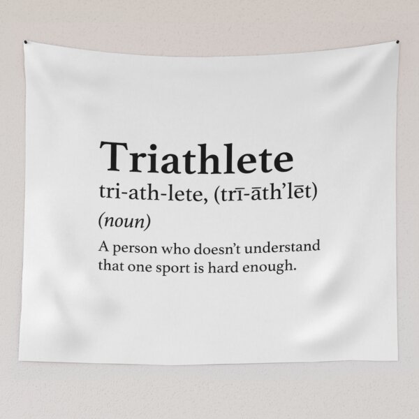 Item preview, Triathlete Definition Quote Funny Triathlon  	 designed and sold by fickelellrunp.
