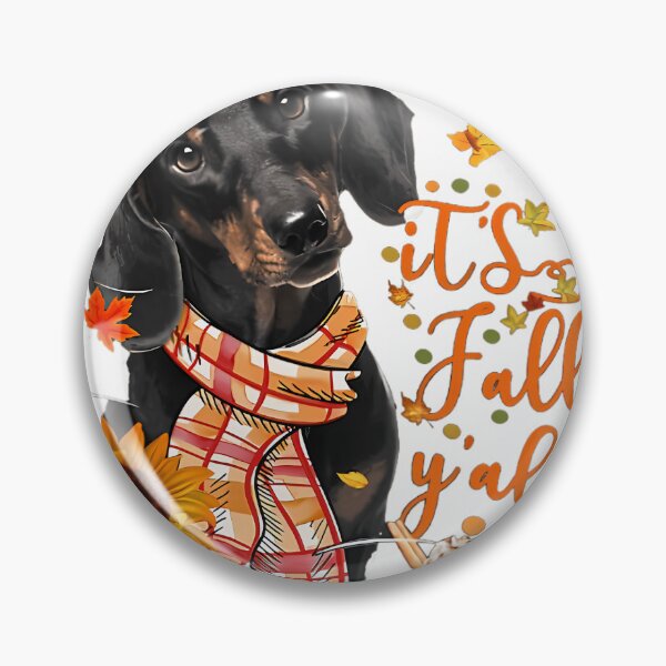 Item preview, It's Fall Y'all Dachshund Dog Thanksgiving Halloween 		 designed and sold by dortuhayezh.