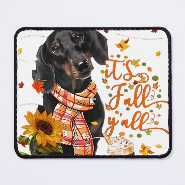 Item preview, It's Fall Y'all Dachshund Dog Thanksgiving Halloween designed and sold by dortuhayezh.