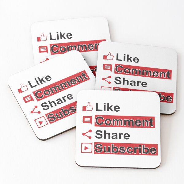 Item preview, Vlogger: Like, comment, share, subscribe vlog designed and sold by OCNau.